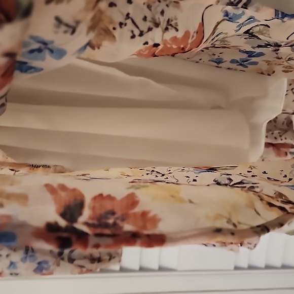 Dress sheer olivaous  size large. Great For Wedding Guest Dress. - Picture 5 of 6